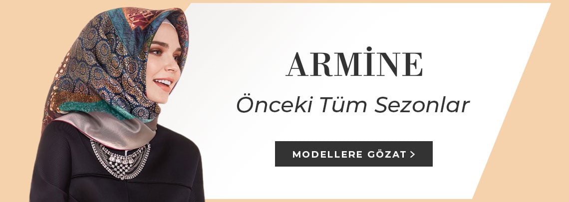 Armine Eski Sezon Eşarp Modelleri